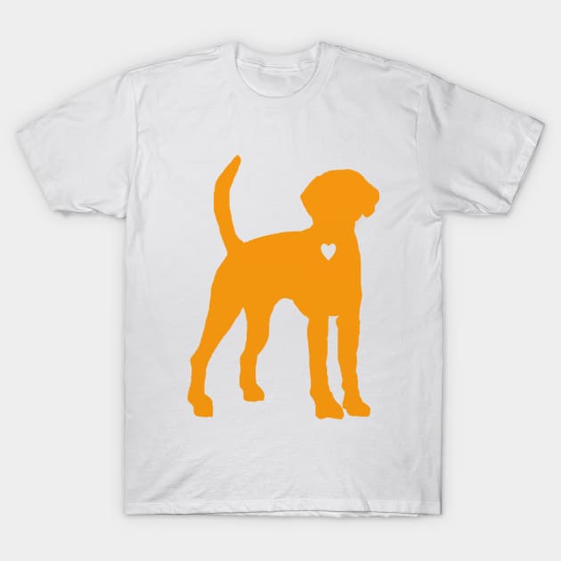 My American Foxhound Heart Belongs To You T-Shirt by lalanny